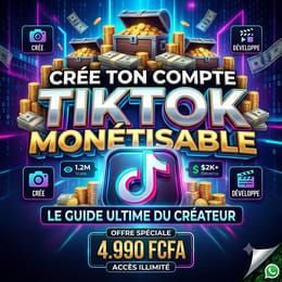FORMATION CREATION DE COMPTE TIKTOK MONÉTISABLE