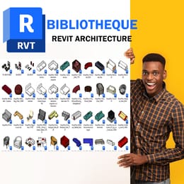 Bibliothèque Revit architecture