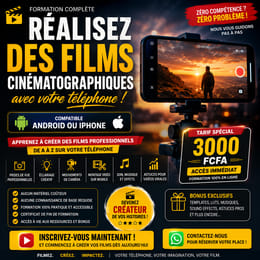 formation pour Creation de Court métrage HD