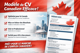 CV CANADIEN POUR POSTULER