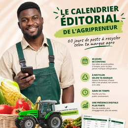 LE CALENDRIER EDITORIAL DE L'AGRIPRENEUR