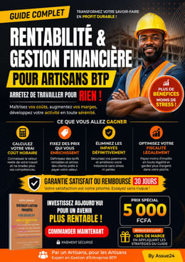 RENTABILITÉ & GESTION FINANCIÈRE POUR UN ARTISAN EN BTP