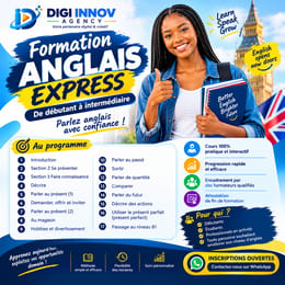 FORMATION ANGLAIS EXPRESS – DE DÉBUTANT À INTERMÉDIAIRE EN 3H