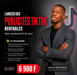 Vendre tes produits ou services grâce à la publicité TikTok