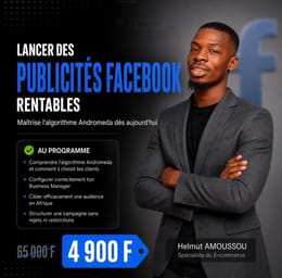 Vendre tes produits ou services grâce à la publicité Facebook ads avec ANDROMEDA