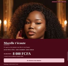 ❤️ Morelle t’écoute : Peu importe ce que tu portes, je t'écoute.