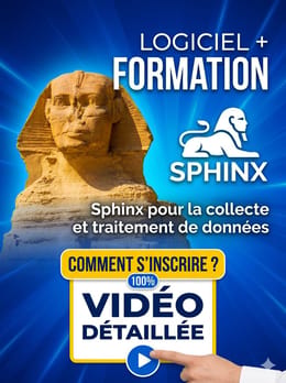 LOGICIEL+FORMATION ( SPHINX  logiciel de collecte et Analyse de données )
