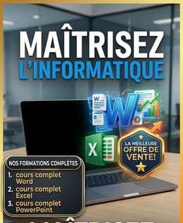 DES COURS COMPLETS SUR BUREAUTIQUE,  WORD, EXCEL ET POWERPOINT