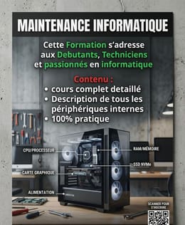 Maintenance Informatique pour passionnés et techniciens d'informatique