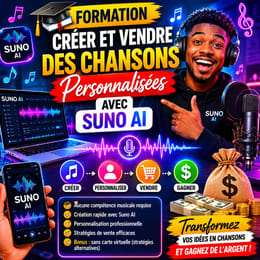 Créer et vendre des chansons personnalisées avec Suno AI