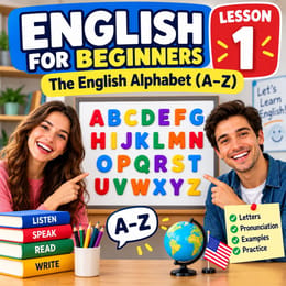 📚 Lesson 1: The English Alphabet (A–Z) | Learn English for Beginners (A1)