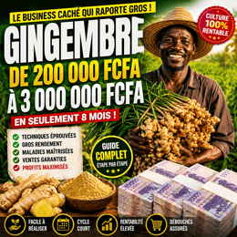 Gingembre : La Culture Qui Peut Multiplier tes revenusx10