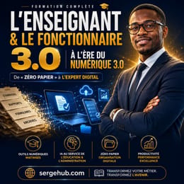Passez de Zéro Papier à Expert Digital avec ENSEIGNANT & FONCTIONNAIRE 3.0 - 100% Pratique