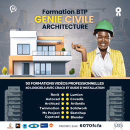 Pack complet de logiciels architecture et BTP même si vous êtes nul et Certification