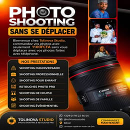SHOOTING PROFESSIONNELLE CHEZ TOLINOVA STUDIO