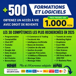Ressources Inédites 2026 : 500 Formations Vidéo & 800 Livres
