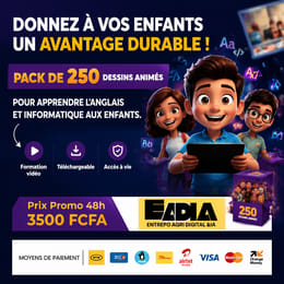 📚 250 Dessins Animés Éducatif, Apprendre l'anglais en s'amusant 📚