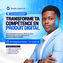 Accompagnement en 35 jours pour transformer ta compétence en produit digital rentable - Novembre