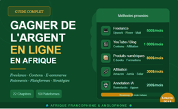 Guide Complet & Actionnable : GAGNER DE L'ARGENT EN LIGNE EN AFRIQUE