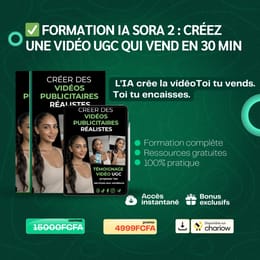 ✅ FORMATION IA SORA 2 : CRÉEZ UNE VIDÉO UGC QUI VEND EN 30 MIN