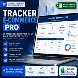Ecom Tracker Pro – Outil de suivi profit multi-canal e-commerce