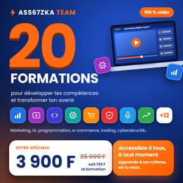 Pack 20 Formations Numérique