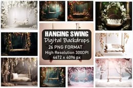 le pack de 26 magnifiques toiles de fond suspendues 4k