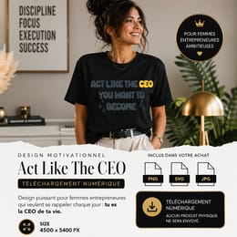 CEO Empowerment Tee: Women Entrepreneur Shirt - Motivate Your Success