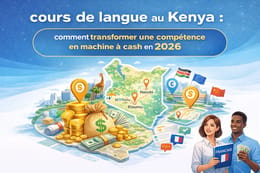 cours de langue au Kenya : comment transformer une compétence en machine à cash en 2026