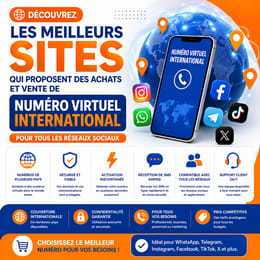 Guide complet pour découvrir des meilleurs site d'achat de numéro virtuel mondiale