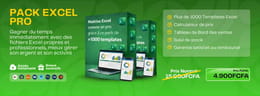 Maîtriser excel comme un pro grâce à ce pack de +1000 templates