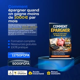 Comment épargner quand on gagne moins de 1000€ par mois