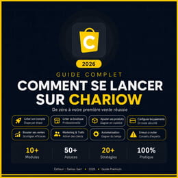 Apprendre à gagner de l'argent en ligne grâce à chariow