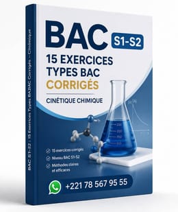 BAC S1-S2 : 15 Exercices Types BAC Corrigés – Cinétique Chimique