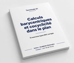 Calculs barycentriques et cocyclicité dans le plan