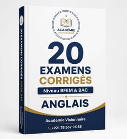 20 examens corrigés en anglais niveau BFEM et BAC