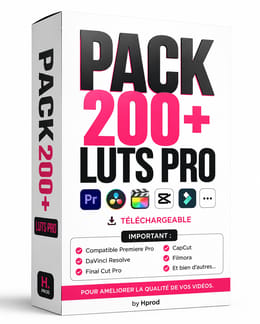 200+ LUTs Pro pour Vidéastes & Créateurs