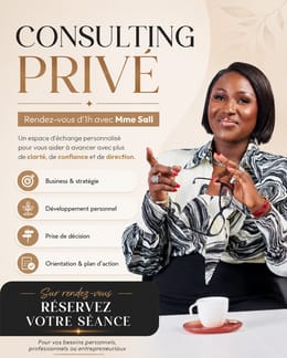 Consulting 1h avec Mme Aminata Ndao Sall