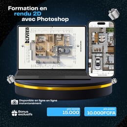Rendu de plan 2D avec Photoshop & IA