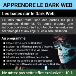Apprendre le Dark Web – Cours complet