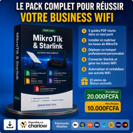 MikroTik & Starlink : Pack Complet Hotspot Pro