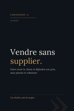 Vendre sans supplier