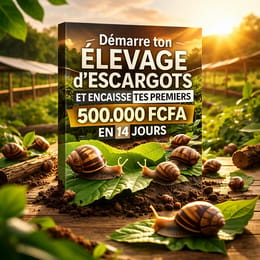 Élevage d'escargots avec bénéfices en 14 jours