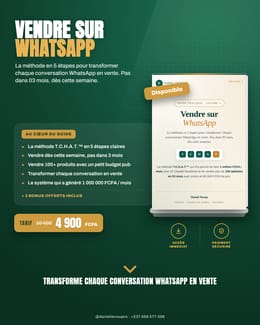 La Methode TCHAT pour doubler ses ventes sur WhatsApp