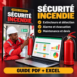 Sécurité incendie : installer et entretenir extincteurs, détection et alarme