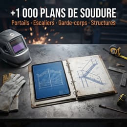 +1 000 plans de soudure et ferronnerie prêts à l'emploi
