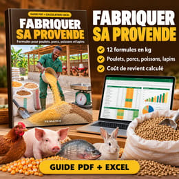 Fabriquer sa provende : formules pour poulets, porcs, poissons et lapins