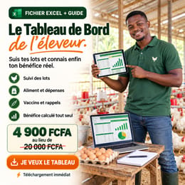Le Tableau de Bord de l'Éleveur : suis tes lots et connais ton bénéfice réel (fichier Excel)