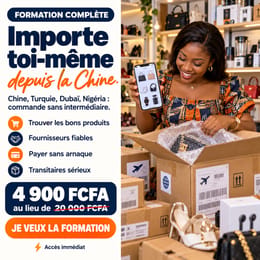 Importation Chine, Turquie, Dubaï & Nigéria : Alibaba, AliExpress, 1688, Taobao, Pinduoduo