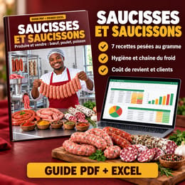 Saucisses et saucissons : produire et vendre (bœuf, poulet, poisson)